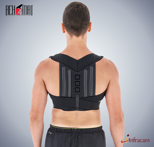  SR SUN ROOM Posture Corrector For Men And Women- Adjustable  Upper Back Brace For Clavicle Support and Providing Pain Relief From Neck,  Back and Shoulder : Health & Household